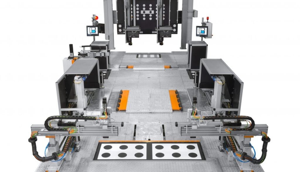 A machine with a lot of different parts on it.