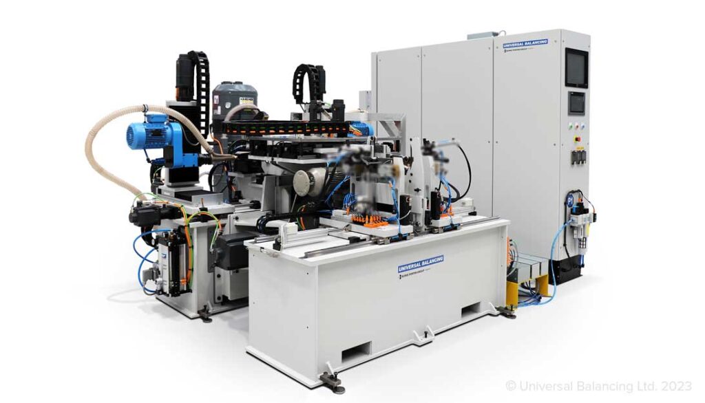 A machine that is used to make plastic parts.