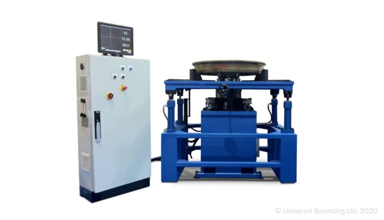 A machine with a blue machine and a white background.