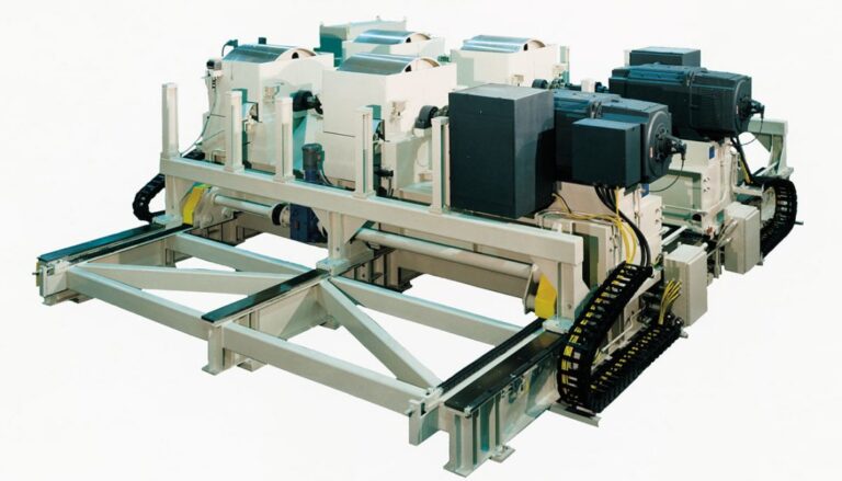 A machine that has a lot of equipment on it.