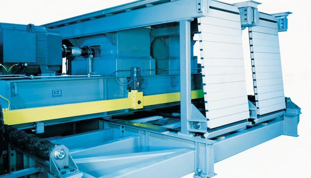 A machine that is used to make plastic products.