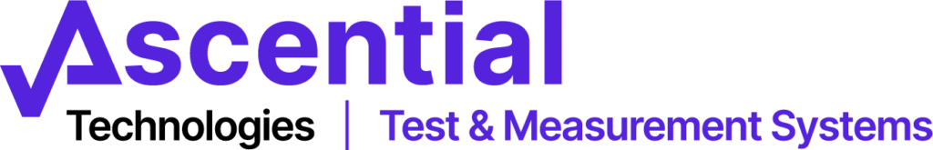 Logo of Ascential Test & Measurement Systems featuring bold purple font.