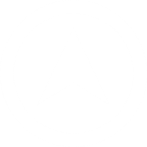 A bold white upward-pointing arrow inside a white circle on a black background.