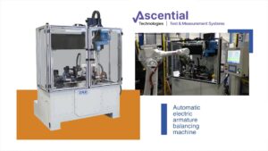 Automatic electric armature balancing machine