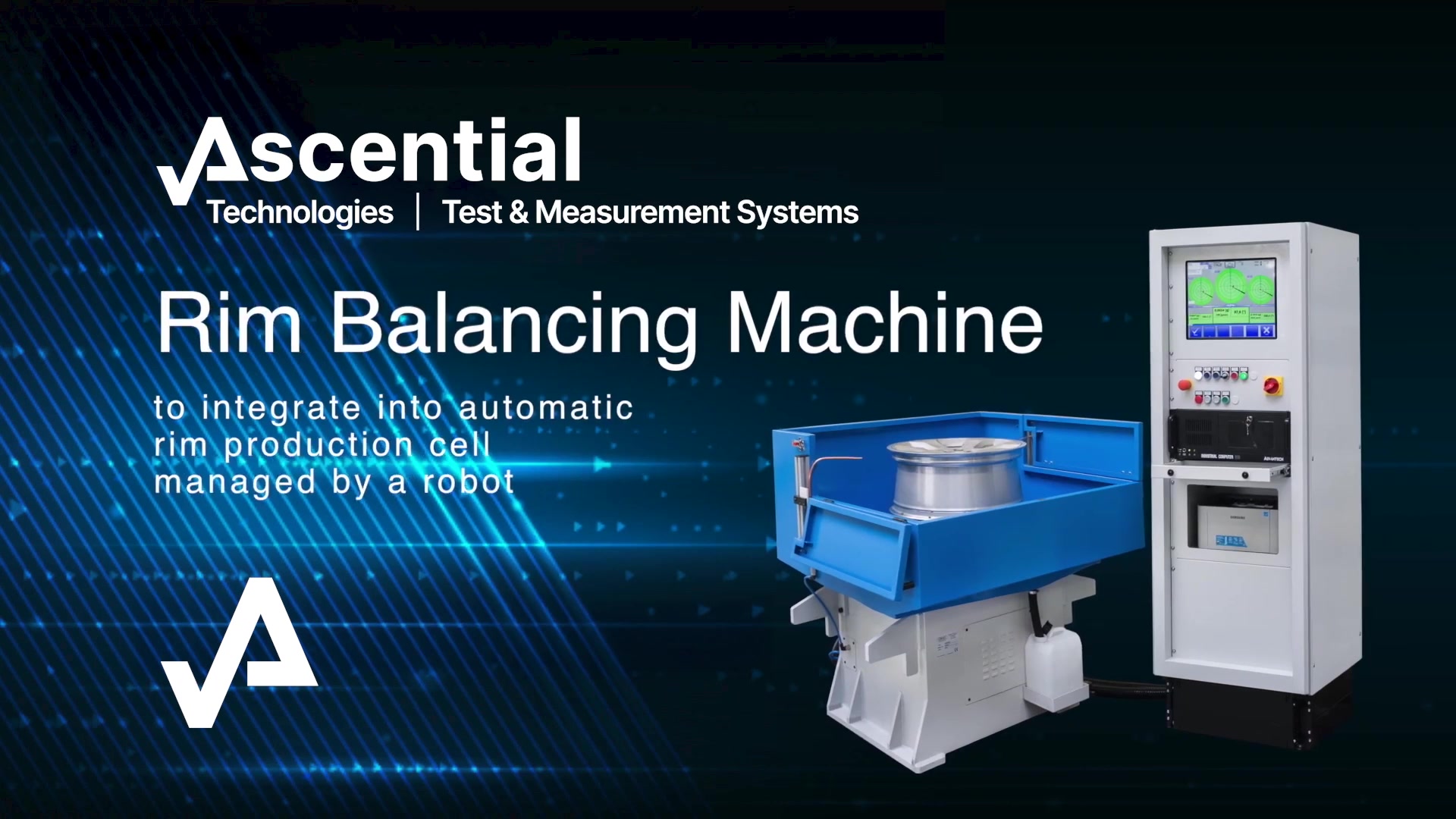 Automotive wheels balancing machine - Ascential Test & Measurement